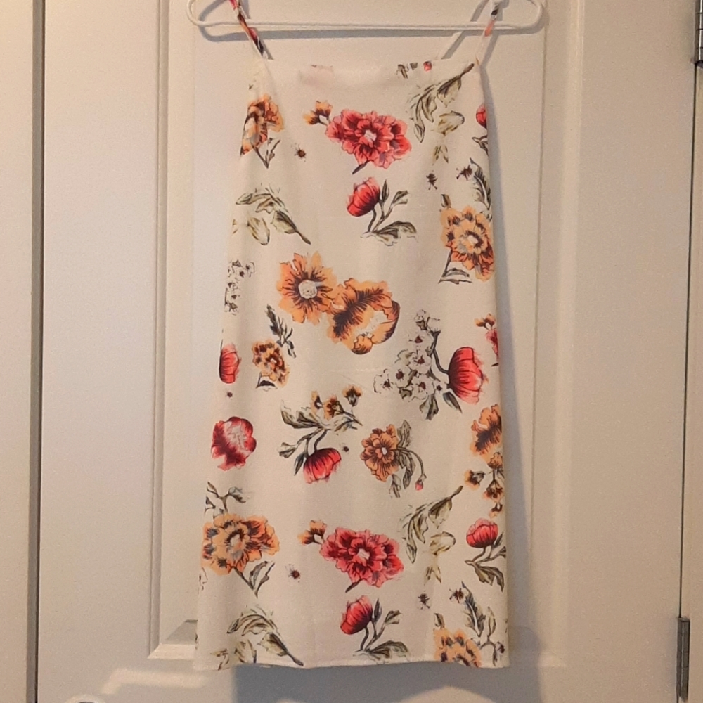 Delilah mini Spaghetti strap shift dress